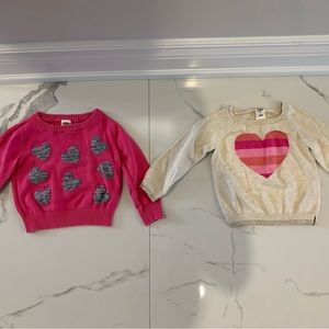 Oshkosh baby girl sweaters size 12 months